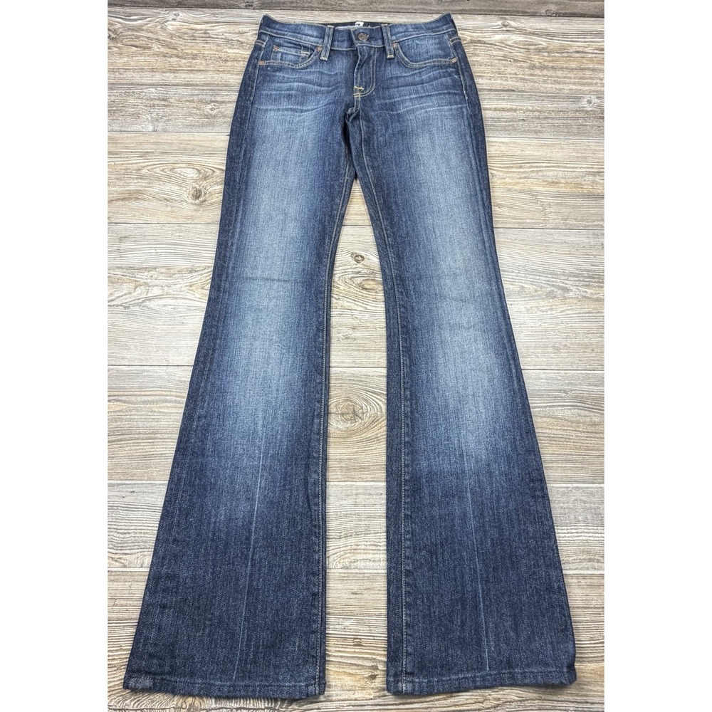 7 for All Mankind Womens Bootcut Jeans Tagged Size 25 FITS 28x33 Festival Hippie